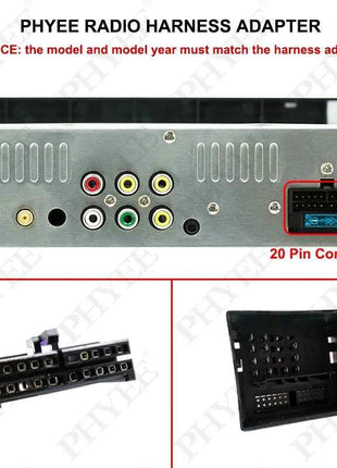 Adattatore per cablaggio radio da 20 pin a quadlock, connettore femmina quad lock 40 pin, per Volkswagen Seat Skoda BMW Ford