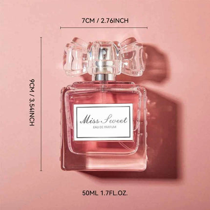 50ML 1.7FL.OZ Long-lasting Perfumes for Women, Romantic Floral Notes Eau de Parfum, Peach, Bergamot, Rose, Patchouli Fragrance