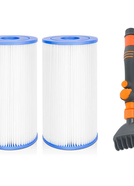 1-6pcs Tipo III Cartuccia del filtro della piscina per Bestway 58012E Tipo III/A Cartuccia della pompa del filtro della piscina esterna Parte di ricambio