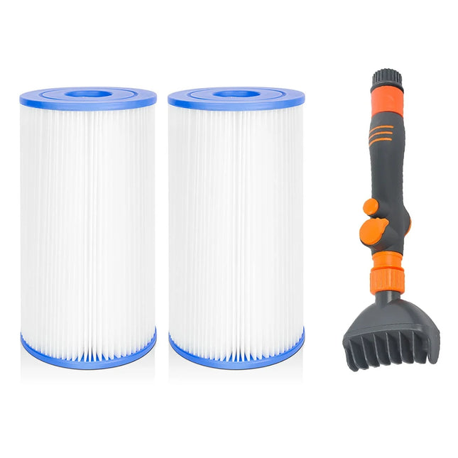 1-6pcs Tipo III Cartuccia del filtro della piscina per Bestway 58012E Tipo III/A Cartuccia della pompa del filtro della piscina esterna Parte di ricambio