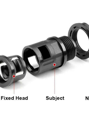 AD 10/13/15.8/18.5 - 34.5mm Tubo corrugato Giunto in nylon Cavo automobilistico Cavo motore Cablaggio isolato Soffietto Connettori per tubi
