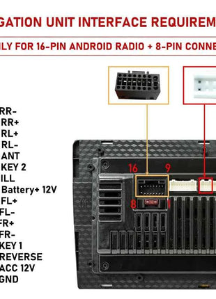 Adattatore Cablaggio Quadlock, Decoder CAN Bus, SWC, Plug & Play, Cavo Radio Android 16 Pin, per VW PQ35 Golf Jetta Polo Caddy