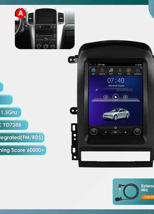 Hizpo 9.7" 2 Din Android Auto Car Radio for Chevrolet Captiva Sport 2006 - 2012 Multimedia Video Player Carplay  for Tesla Style