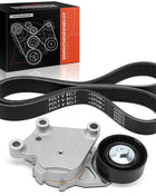 Frankberg 1x Set di cinghie a nastro scanalato per Citroën Berlingo B9 C3 C4 Ford Focus Peugeot 207 Volvo K026PK975 7884-20151