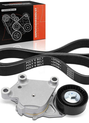 Frankberg 1x Set di cinghie a nastro scanalato per Citroën Berlingo B9 C3 C4 Ford Focus Peugeot 207 Volvo K026PK975 7884-20151