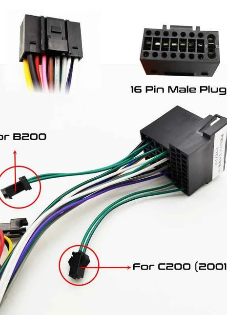 Adattatore cablaggio con decodificatore bus CAN, cavo da 16 pin a ISO, per Mercedes Classe B W245 W246, Viano, Vito W639, Classe R W251