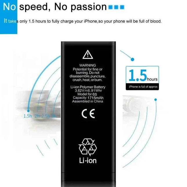 New 0 Cycle Battery For IPhone 12 13 Mini Pro Max High Capacity Bateria For  12mini 13mini 12Pro 13Pro Sticker Free Tools