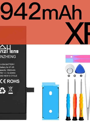 PINZHENG Real High Capacity Battery For iPhone X XR XS Max 12 13 Mini Pro Max 11 Pro Max Replacement Bateria Warranty One Year