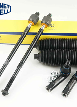 6 Pezzi 1J0422811B 1J0422803H Giunti Sferici Interni ed Esterni per Barra Sterzo per VW Jetta Golf Beetle MK4 Bora Leon per Audi A3