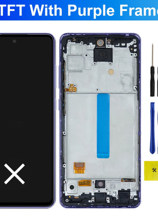 Super AMOLED A52S 5G A528B A528B/DS A528N Schermo per Samsung Galaxy A52s 5G Display LCD Touch Screen Digitizer Assembly