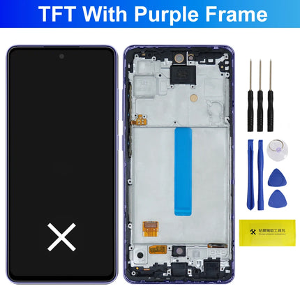 Super AMOLED A52S 5G A528B A528B/DS A528N Schermo per Samsung Galaxy A52s 5G Display LCD Touch Screen Digitizer Assembly