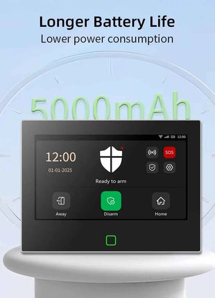 Distanza di trasmissione 500 m 7 pollici GSM LoRa Staniot Versione Sistema di allarme di sicurezza Tuya WiFi 4G Smart Home Kit allarme antifurto Casa