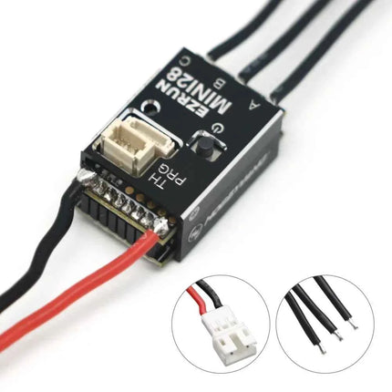 HobbyWing EZRUN MINI28 30A ESC & EZRUN 1626SD 6500/5000/4000KV Sensored Brushless Motor Combo for 1:28 RC GL Racing/Drift Car