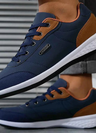 New Men Shoes Spring Autumn Waterproof Walking Sneakers Leisure Male Leather Sports Shoes Non-Slip Footwear Tennis for Men
