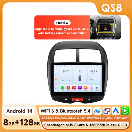 Hizpo 10.1" Car Radio Intelligent Systems For Mitsubishi ASX 1 2010 - 2018 Multimedia CarPlay Android Auto GPS No 2 din 2din DVD