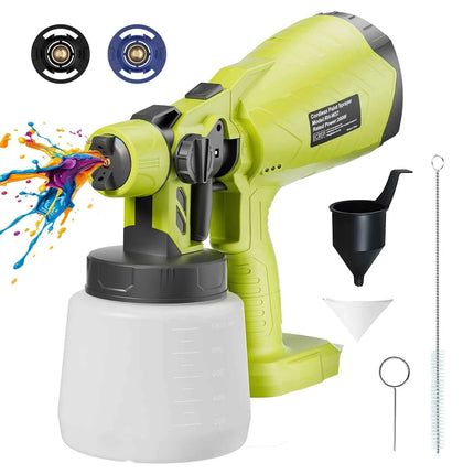 Cordless Paint Spray Gun For Makita For Dewalt For Milwaukee For Bosch 18V Battery Electric Rechargeable Sprayer Power Tool