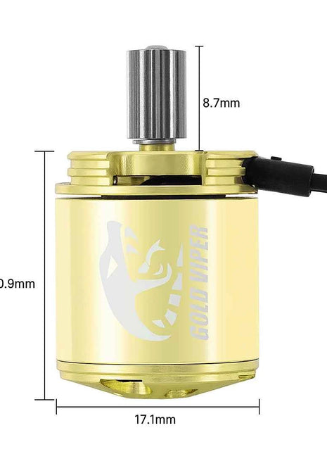 INJORA Gold Viper 1721 Brushless Motor 2800KV for 1/18 TRX4M Ascent-18