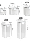 White Cover / 1800ML / 5 Sizes Each 1 Piece