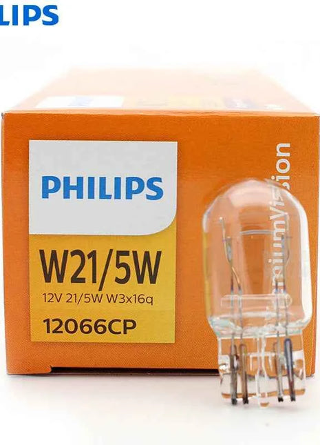 Philips W21/5W T20 7443 Vision Auto Turn Signal Lamps Original Stop Light Rear Light Standard DRL Bulbs 12066CP Wholesale 10pcs