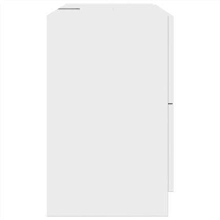 Mobile Sottolavabo Bagno in Legno Ingegnerizzato 78x37x59 cm - Bianco/Nero/Rovere/Grigio