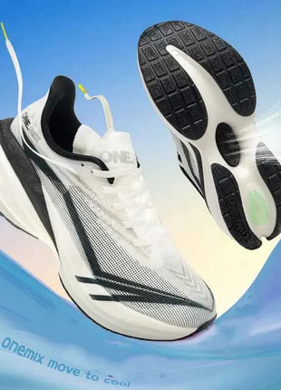 ONEMIX Scarpe da corsa da uomo con cuscino d'aria, scarpe sportive traspiranti per uomo, scarpe da ginnastica estive per jogging e camminata all'aperto, scarpe sportive in rete