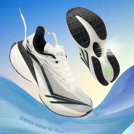 ONEMIX Scarpe da corsa da uomo con cuscino d'aria, scarpe sportive traspiranti per uomo, scarpe da ginnastica estive per jogging e camminata all'aperto, scarpe sportive in rete