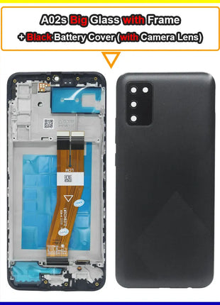 Display LCD da 6,5" A02s per Samsung Galaxy A02s A025F, Schermo Touch con Digitalizzatore per Samsung A02s A025M A025F/DS, LCD con Cornice