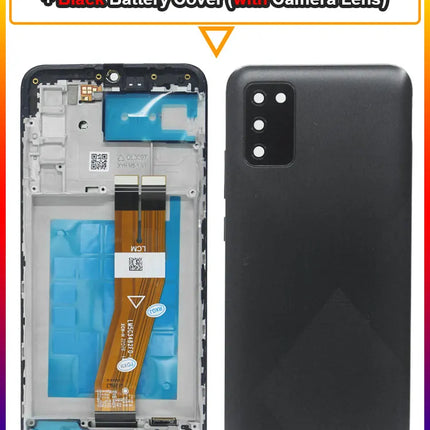 Display LCD da 6,5" A02s per Samsung Galaxy A02s A025F, Schermo Touch con Digitalizzatore per Samsung A02s A025M A025F/DS, LCD con Cornice