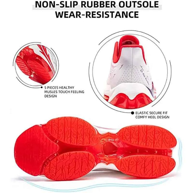 Scarpe da corsa con cuscino d'aria ONEMIX per donna, scarpe da ginnastica estive leggere con superficie in rete traspirante, scarpe sportive per fitness all'aperto