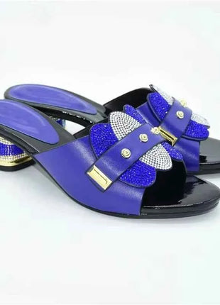 Nuovo senza borsa Décolleté Tacchi super bassi Donne italiane Matrimonio per tacchi da festa Scarpe eleganti Pantofole Pantofole da donna estive 2025