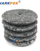 Sharkfox 3/5/6 Inch Woolen Polishing Pad Car Detailing Polishing Wheel Buffing Wool Pad For  Car Body Polish Remove Scratch
