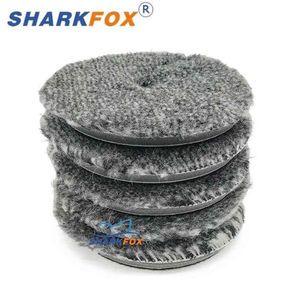 Sharkfox 3/5/6 Inch Woolen Polishing Pad Car Detailing Polishing Wheel Buffing Wool Pad For  Car Body Polish Remove Scratch