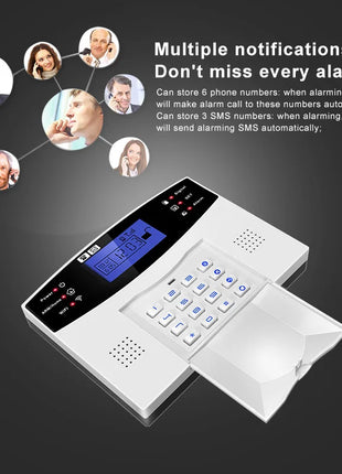Sensore di Allarme DIY G2BT W7B W9B W3B per Sicurezza Domestica Antifurto 433MHz WiFi GSM Sistema di Allarme Wireless Controllo App Tuya Smart House