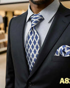 Set Cravatta e Fazzoletto Uomo Colorato 160cm - Accessori Matrimonio