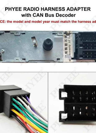 Cablaggio ISO CAN Bus, protocollo VAN con ritenzione SWC, adattatore cavo Android Plug&Play da 16 pin, per Peugeot 206 307 Citroen Xsara