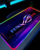 Black Mouse Pad Asus Rgb Gaming Mause Mat Anime Mats Gamer Rug Pc Xxl Cute Pads Large Game Keyboard Carpet Backlight Mousepad