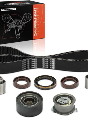 Kit Cinghia di Distribuzione Frankberg 1x per VW Golf Passat Tiguan Seat Exeo Audi A3 A4 A5 A6 03L198119E TCK342 03L198119