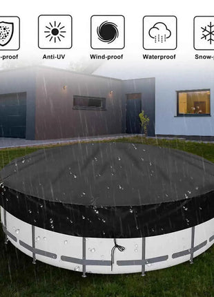 Coperture di sicurezza per piscina Copertura solare per piscina Rotonda pieghevole antipolvere Protezione per coperta Parti di ricambio Accessori per vasca idromassaggio