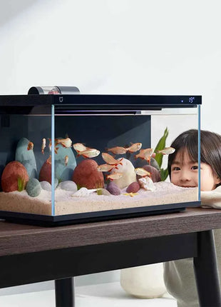 Mijia Smart Fish Tank MYG100 Work with Mijia APP Mobile Controlled Remote Feeding Smart Lighting System Light Aquarium