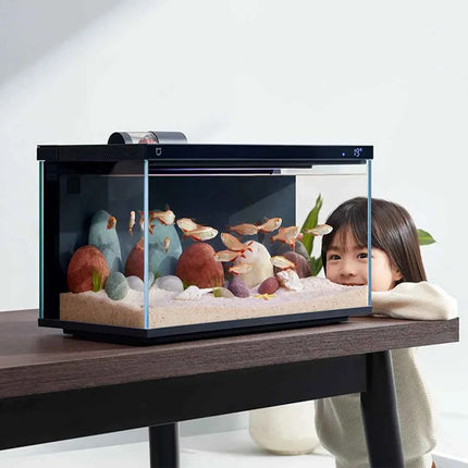 Mijia Smart Fish Tank MYG100 Work with Mijia APP Mobile Controlled Remote Feeding Smart Lighting System Light Aquarium