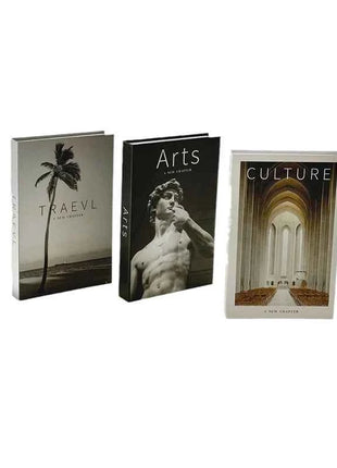 Nuovi libri finti di lusso per la decorazione Libro di simulazione creativa di moda Ornamento da tavolo Libri da tavolino Decorazioni per la casa