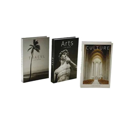 Nuovi libri finti di lusso per la decorazione Libro di simulazione creativa di moda Ornamento da tavolo Libri da tavolino Decorazioni per la casa