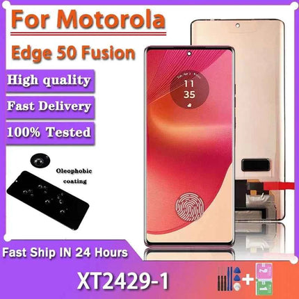 6.7"AMOLED 120Hz LCD For Motorola Edge 50 Fusion LCD Display Touch Screen Digitizer For Moto Edge 50 Fusion Display
