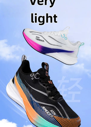2025 Scarpe da corsa professionali per maratona in carbonio da uomo e da donna Scarpe sportive con supporto stabile ultraleggero per assorbimento degli urti