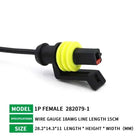 5/20/100sets HID Waterproof Connectors 1/2/3/4/5/6 Pin Car Electrical Wire Connector Plug Truck Harness with 15CM Wire Cable