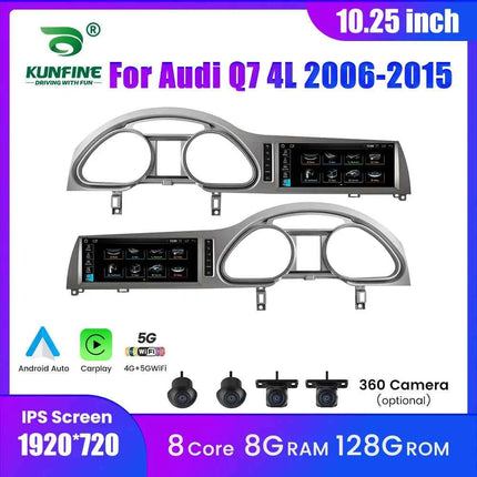 For Audi Q7 4L 2006-2009 Android Car Radio GPS Navigation Multimedia Player Carplay Android Auto IPS Touch Screen 4G 10.25 Inch
