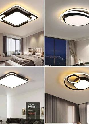 Collezione di lampade per camera da letto in ferro Plafoniera moderna a LED per la casa Decorazione creativa del soggiorno del corridoio del balcone della stanza dei bambini