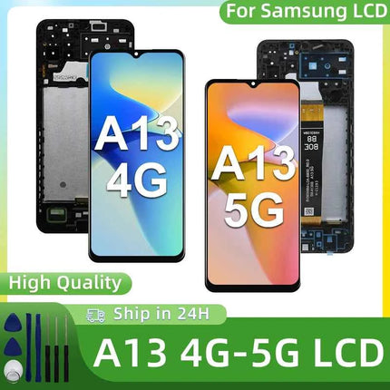 IPS For Samsung Galaxy A13 4G LCD SM-A135F SM-A135M Display Touch Screen Digitizer Replace For Samsung A13 5G Display SM-A136U