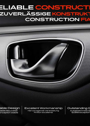 Maniglia Interna Anteriore Sinistra e Destra Frankberg 2x per VW Golf 9B3 2007-2010 1K1837113EUCU 1K2837114EUCU