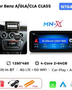 8 Core Android 14 Auto Radio Wireless CarPlay For Mercedes-Benz A-Class W176 GLA X156 CLA C117 DSP GPS 4G WIFI Multimedia Player